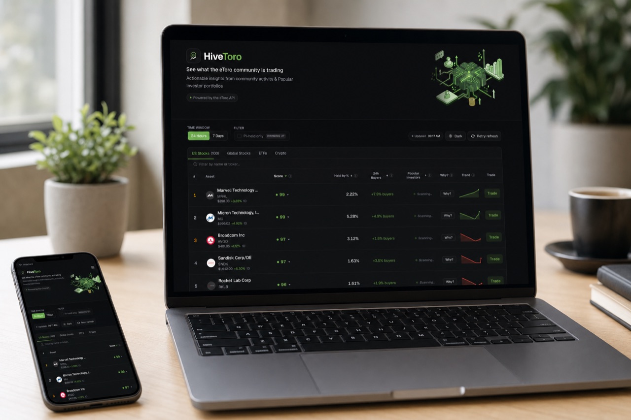 HiveToro - Product interface scene for the app